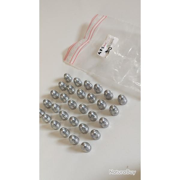 30 ogives plomb .451 pour revolver PN calibre 44