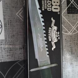 Couteau Rambo first blood 25 &egrave;me anniversaire