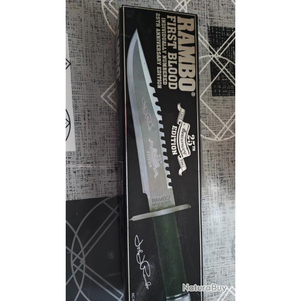 Couteau Rambo first blood 25 �me anniversaire