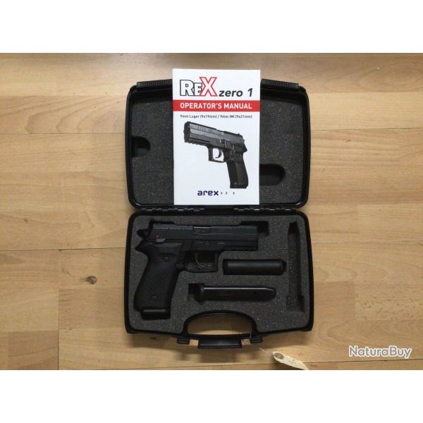 Pistolet AREX REX z�ro 1 standard. Calibre 9 x19