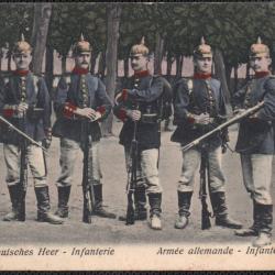 CPA - Arm&eacute;e allemande - Infanterie N&deg;4487