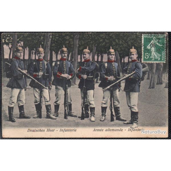 CPA - Arm�e allemande - Infanterie N�4487