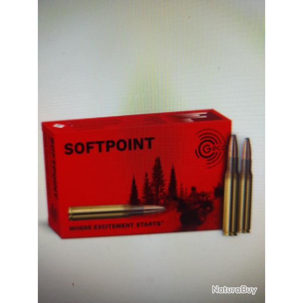 Boite de 20 munitions geco softpoint 30-06 170grs 11gr