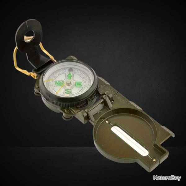 BOUSSOLE MILITAIRE ABS VERT FONC�