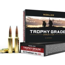 Nosler 20 cartouches TGA-6.5mm Creedmoor 129 gr ABLR SP