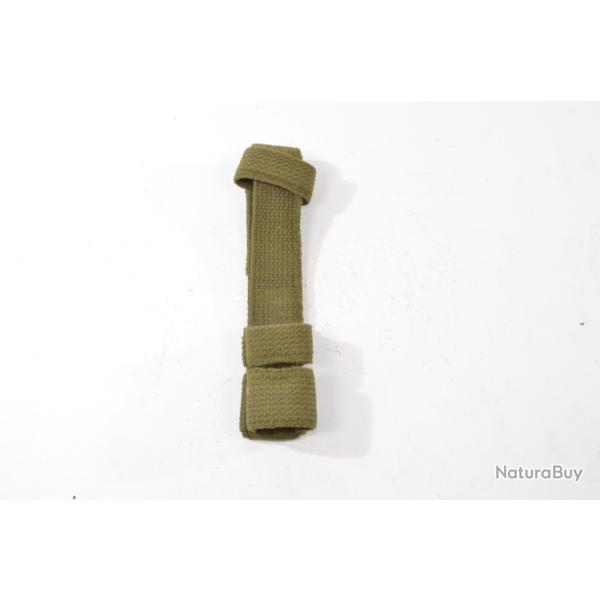 Gousset porte baionnette Anglaise clou ou Belge FAL, fabrication post WW2. Support toile pour baio
