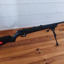 Savage BF 22 lr + bipied Caldwell + mod&eacute;rateur Nielsen