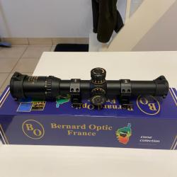 A vendre lunette BERNARD- OPTIC Maquis 2 1-6.5x24 avec colliers amovible x2 fourni