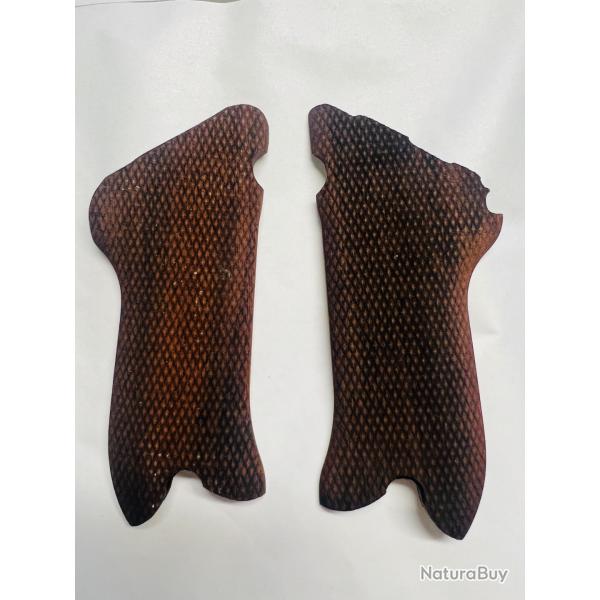 Plaquettes bois LUGER P08