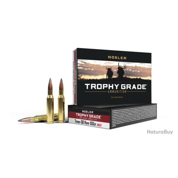 Nosler 20 cartouches TGA-7-08 Rem 150 gr ABLR SP