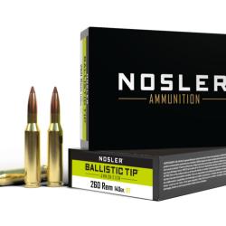 Nosler 20 cartouches BTA-260 Rem 140 gr BT SP