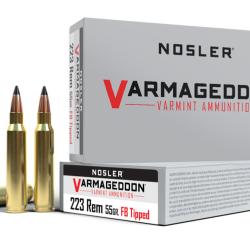 Nosler 20 cartouches VGA-223 Rem 55 gr VG FBT