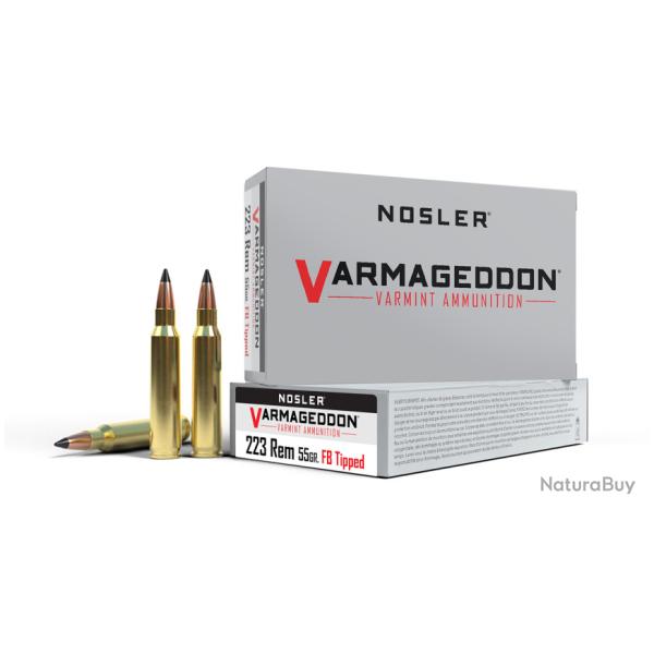 Nosler 20 cartouches VGA-223 Rem 55 gr VG FBT