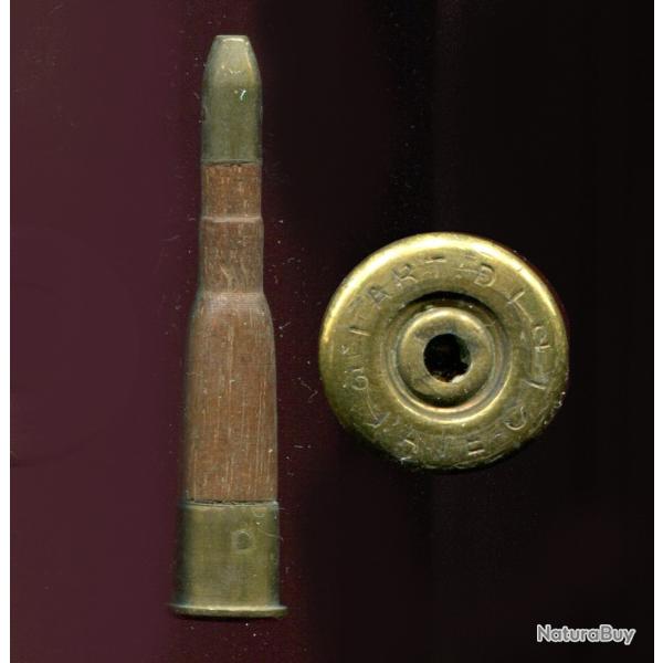8 mm Lebel de Manipulation Mle 1886 - Culot ART D - Toulouse 1912 - marqage: ART.D/3/12/A.TE-C/