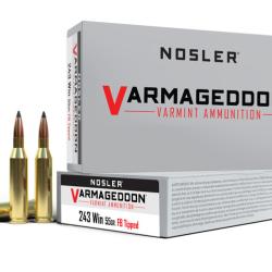 Nosler 20 cartouches VGA-243 Win 55 gr VG FBT