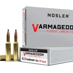 Nosler 20 cartouches VGA-6.5mm Creedmoor 90 gr VG FBT