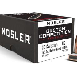 Nosler 1000 Ogives 30 168 gr HPBT