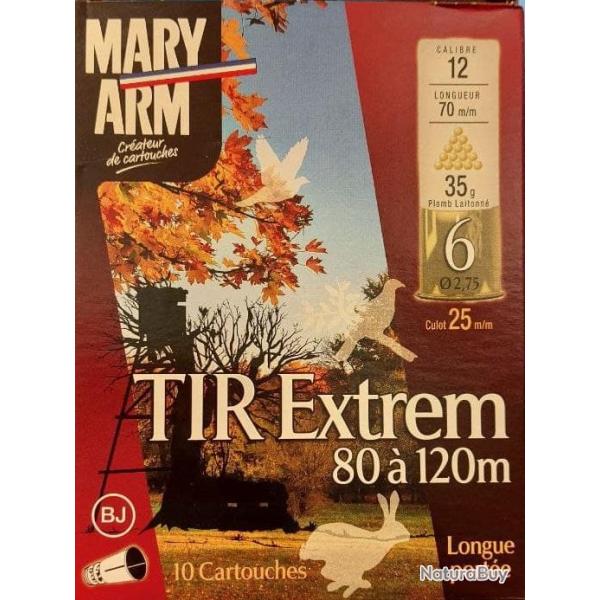 Cartouches MARY ARM TIR EXTREM - Cal: 12/70 - 35gr - BJ - N�6 - X10