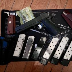 Pistolet sig sauer 1911 black target en 45acp + 6 chargeur (3x8 + 3x10) 25 coups max comme neuf