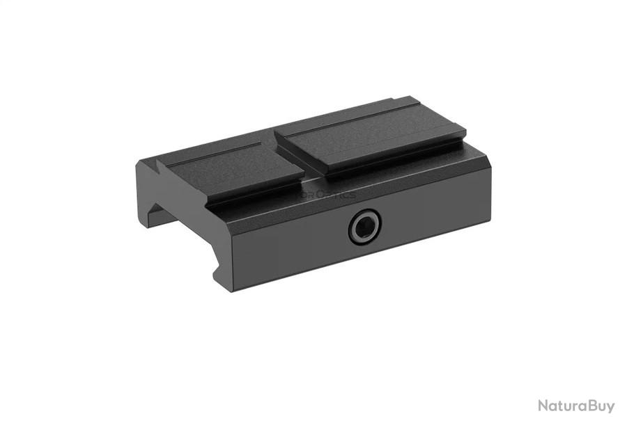 Adaptateur Rail – Anneau De Fixation En Acier Pour Rail 20 Mm – Noir – Installation Facile