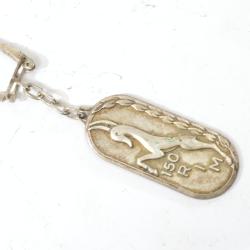 Porte cl&eacute;s ann&eacute;es 1960 - 1970, 150 R&eacute;giment d'Infanterie Motoris&eacute; 150e RIM insigne cabri