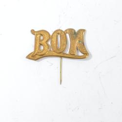 Ancienne broche BON pour le service. Service militaire Arm&eacute;e Fran&ccedil;aise WW1 WW2 Indochine Alg&eacute;rie