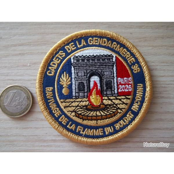 �cusson militaire 2026 Paris cadets gendarmerie insigne tissu