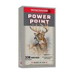 Balles Winchester Power Point cal. 338 Win Mag 200 grains