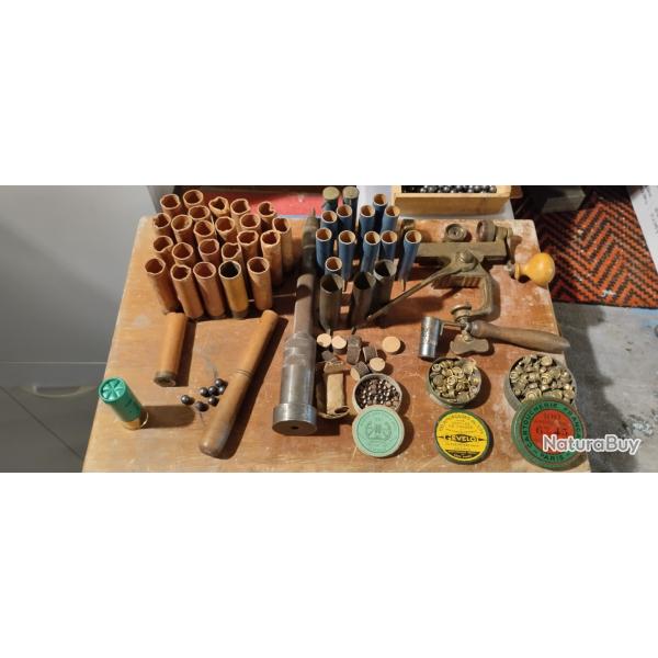 LOT de RECHARGEMENT CARTOUCHES DE CHASSE