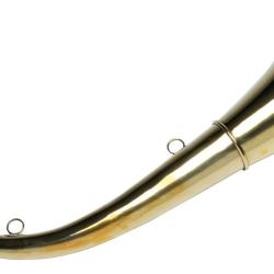 Cornes &agrave; pavillon en laiton Motif Sanglier Januel 50