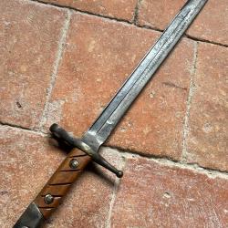 Ba&iuml;onnette italienne Carcano 1891 - WW1 (2)