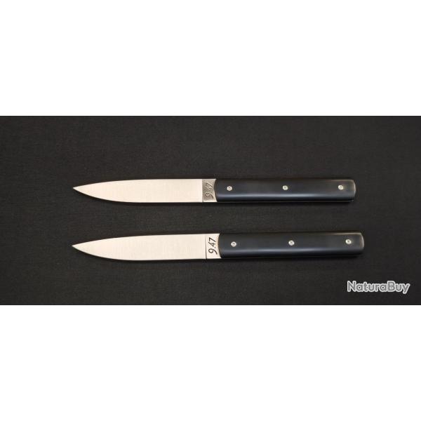 Perceval Coffret Couteaux de Table Noir 2 pcs - manche polyac�tal | 947