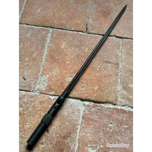 Ba�onnette fran�aise MAS 36 2eme type moletage oblique - WW2 (2)