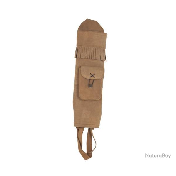 Carquois de dos White Feather Water Brown