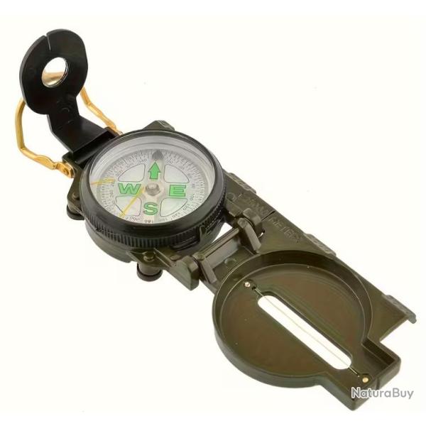 BOUSSOLE MILITAIRE ABS VERT FONC�