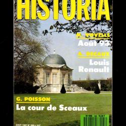 historia 488 aout 1987 , sceaux , l'or de guyane ,  1793, louis renault part 2, lauzun &agrave; pignerol