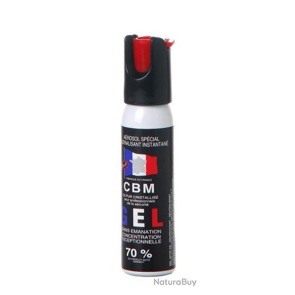 Bombe Gel Defense Cs Capot 1/4 De Tour 25Ml