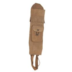 Carquois de dos White Feather Water Brown