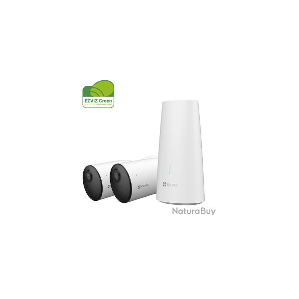 Cam�ra Ezviz sur Batterie HB3 - Pack 2 cam�ras
