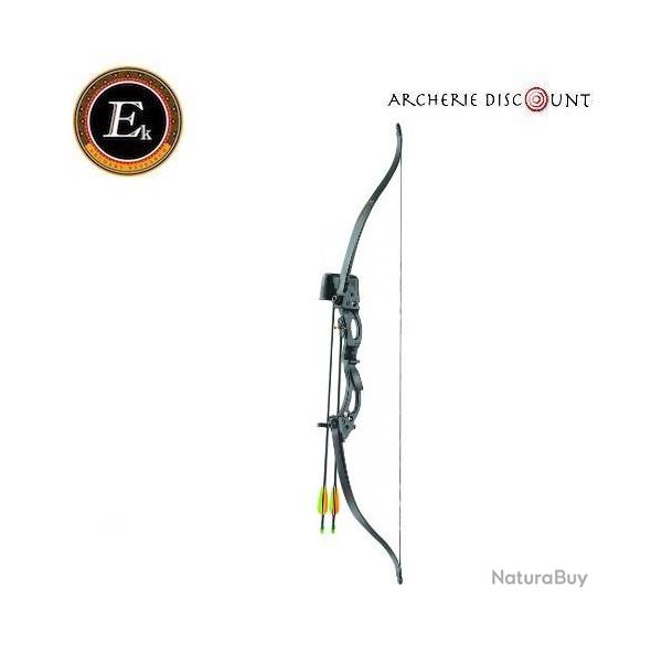 Arc Korrigan Recurve 15-20 Lbs Noir De Ek Archery