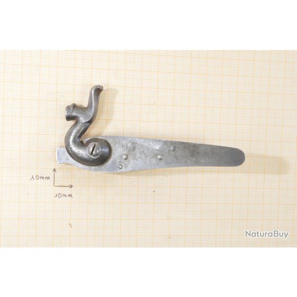 Ancienne platine de fusil de chasse � chien. Compl�te avec ressort. Restauration arme ancienne (C)