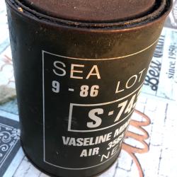 SEA 9-86 S-743 vaseline militaire min&eacute;rale pot de 1kg jamais ouvert dans son jus