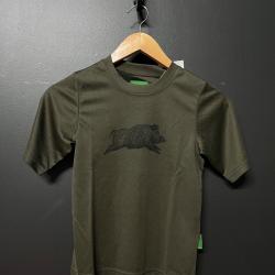 TSHIRT ENFANT VERT SANGLIER TREELAND