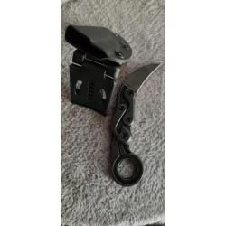 karambit kinetic , manche titane , lame M390 Kydex sur mesure full kit