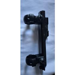 Rail 11mm K31 avec collier 1"-25.4mm