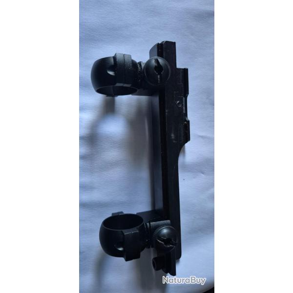 Rail 11mm K31 avec collier 1"-25.4mm