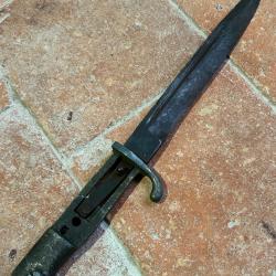 Ba&iuml;onnette allemande KS98 de parade - WW2 (2)