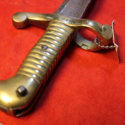 Baionnette 1840 pour fusil de rempart diam. 27.2