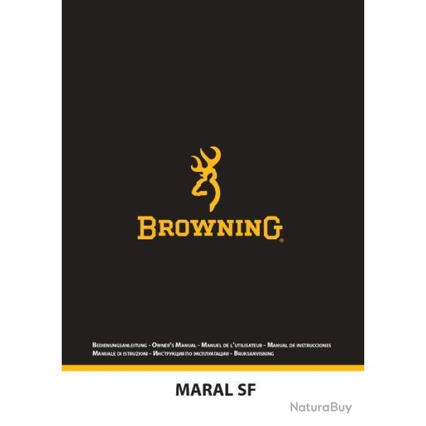 notice BROWNING MARAL SF en FRANCAIS (envoi par mail) - VENDU PAR JEPERCUTE (m2633)