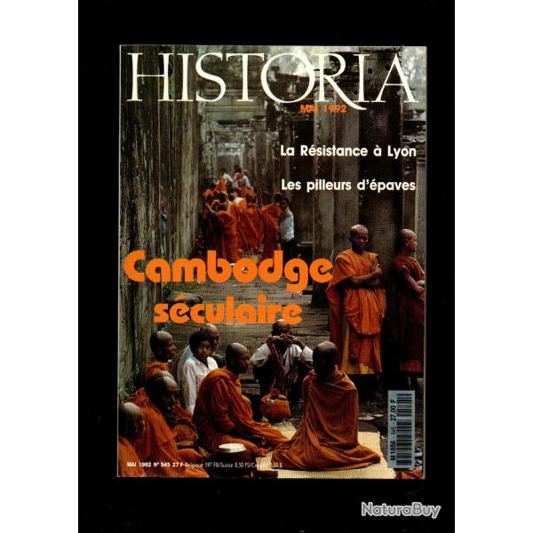 historia 545 de 1992, la r�sistance � lyon, cambodge s�culaire , magie des man�ges, toulouse lautrec